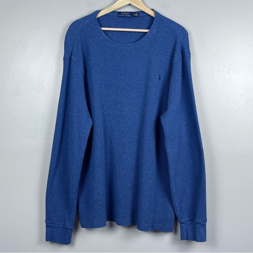 Polo Ralph Lauren Men's 100% Cotton Long Sleeve Waffle Knit Thermal Size XXL
